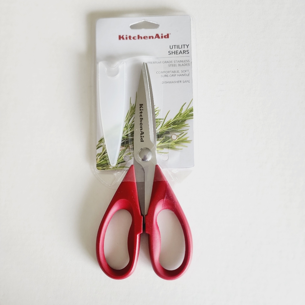NEW KitchenAid All Purpose Shears Heavy-duty Sure-grip RED